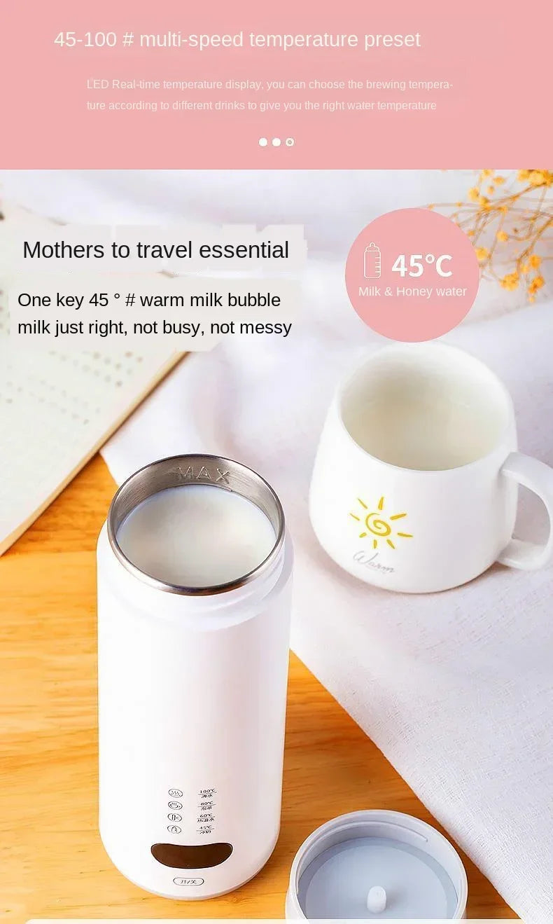 Health cup electric heating cup electric boiling cup automatic portable travel porridge small stew cup electric stew cup heating