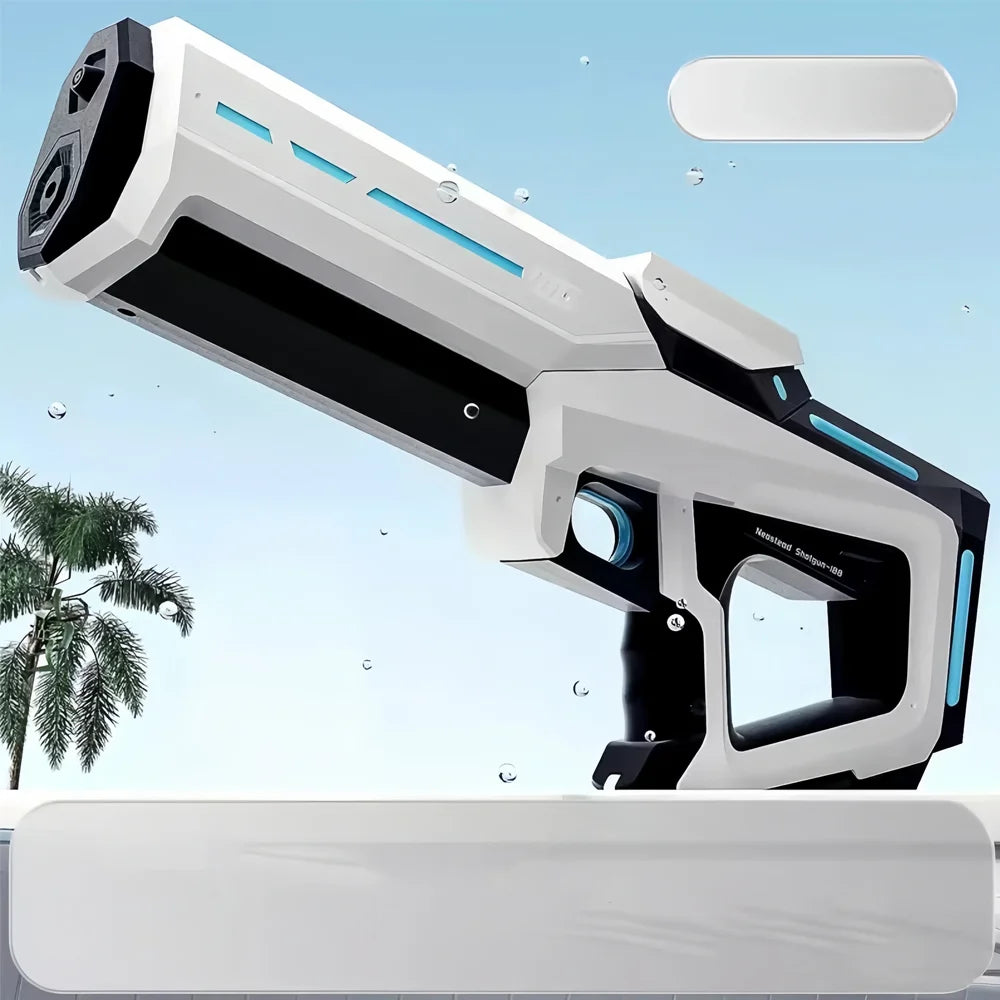 2025 New Automatic Water Absorbing Electric Water Gun for Kids Adults Outdoor Beach Pool Swim Summer Toys Water Fight Party Game