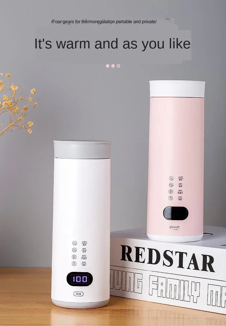 Health cup electric heating cup electric boiling cup automatic portable travel porridge small stew cup electric stew cup heating