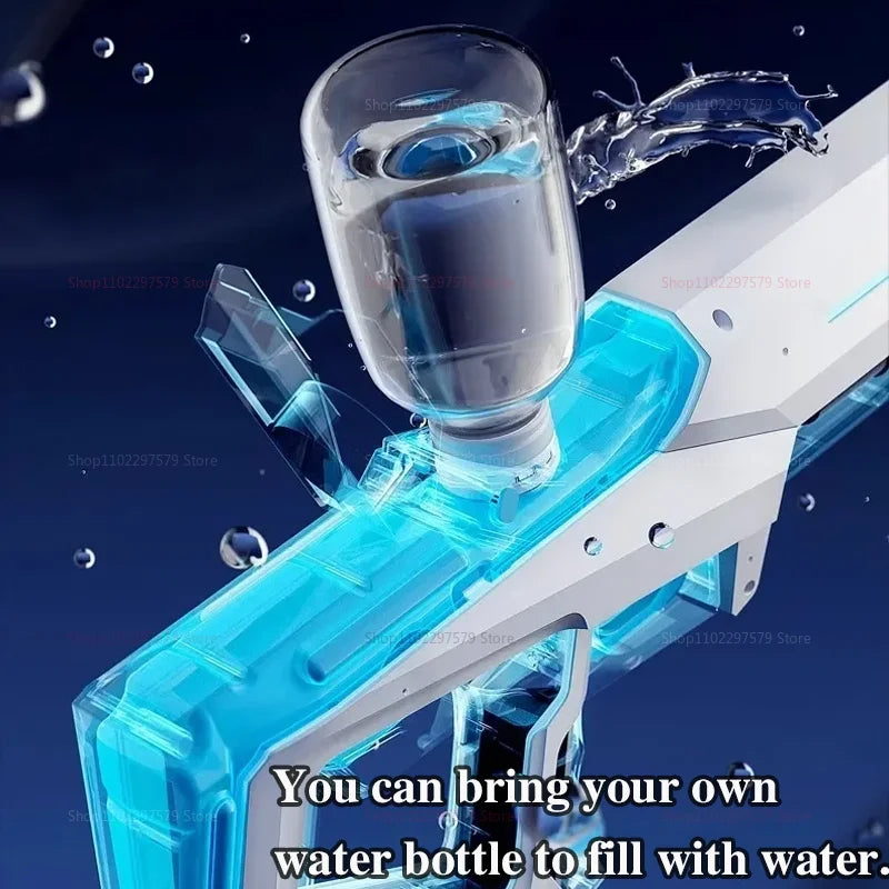 2025 New Automatic Water Absorbing Electric Water Gun for Kids Adults Outdoor Beach Pool Swim Summer Toys Water Fight Party Game