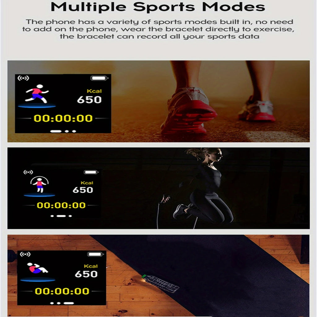 Smartwatch Men Women Wristwatches Smart Watch Message Fitness Monitor Bracelet Birthday Gift Electronic Clock For Android IOS