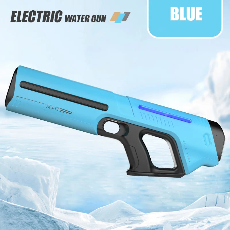 2025 New Automatic Water Absorbing Electric Water Gun for Kids Adults Outdoor Beach Pool Swim Summer Toys Water Fight Party Game
