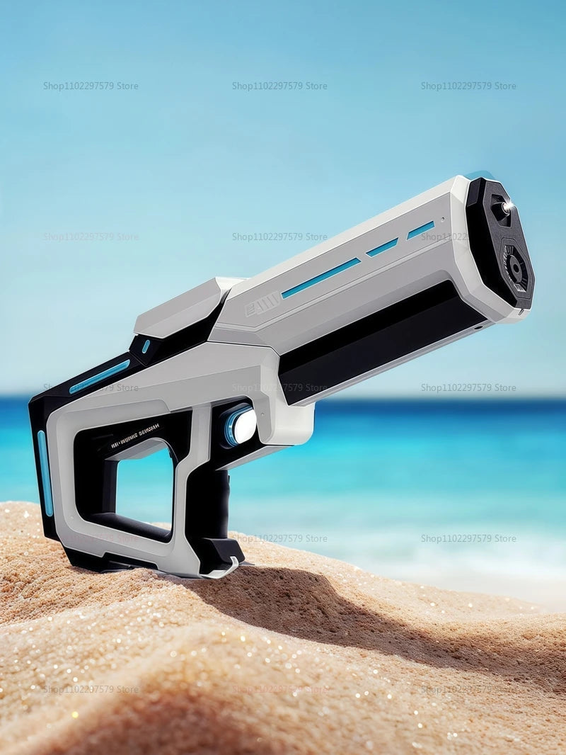 2025 New Automatic Water Absorbing Electric Water Gun for Kids Adults Outdoor Beach Pool Swim Summer Toys Water Fight Party Game