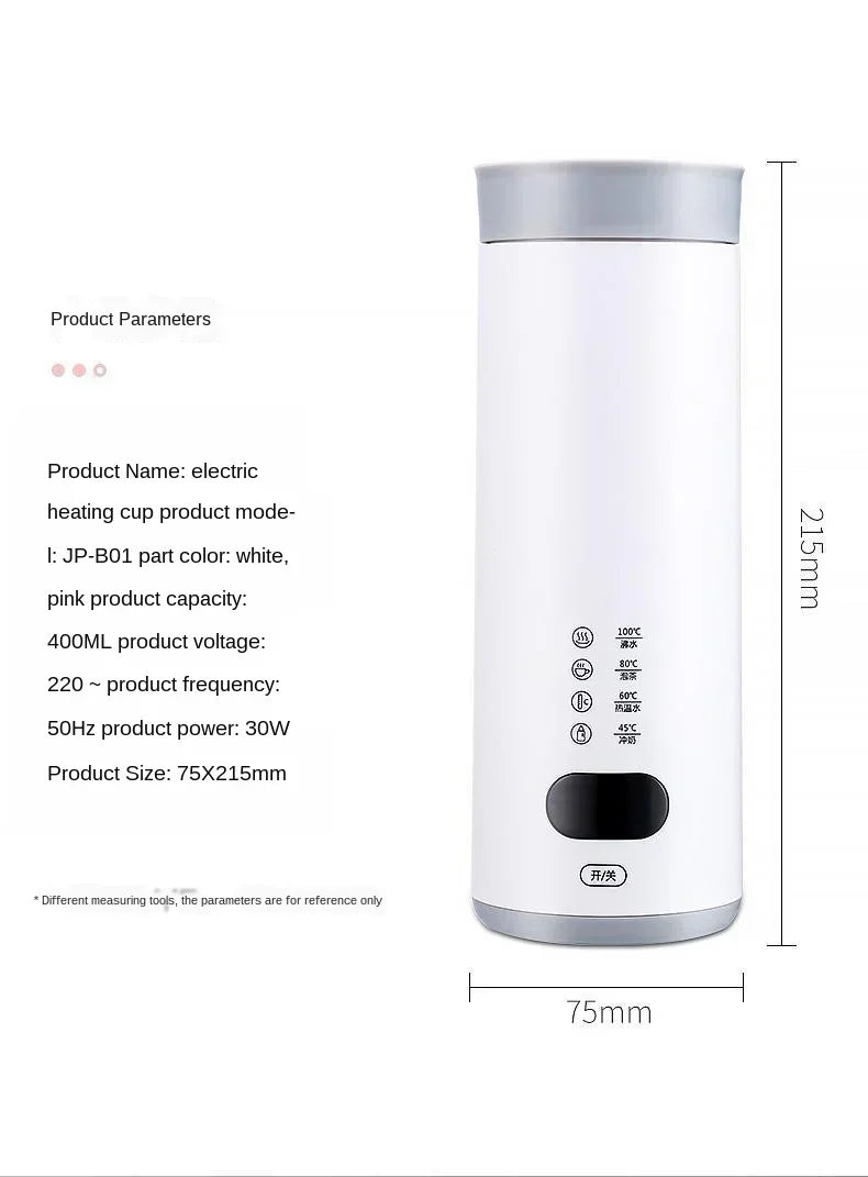 Health cup electric heating cup electric boiling cup automatic portable travel porridge small stew cup electric stew cup heating